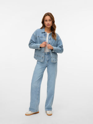 Jamie Denim Shacket - Denim azzurro