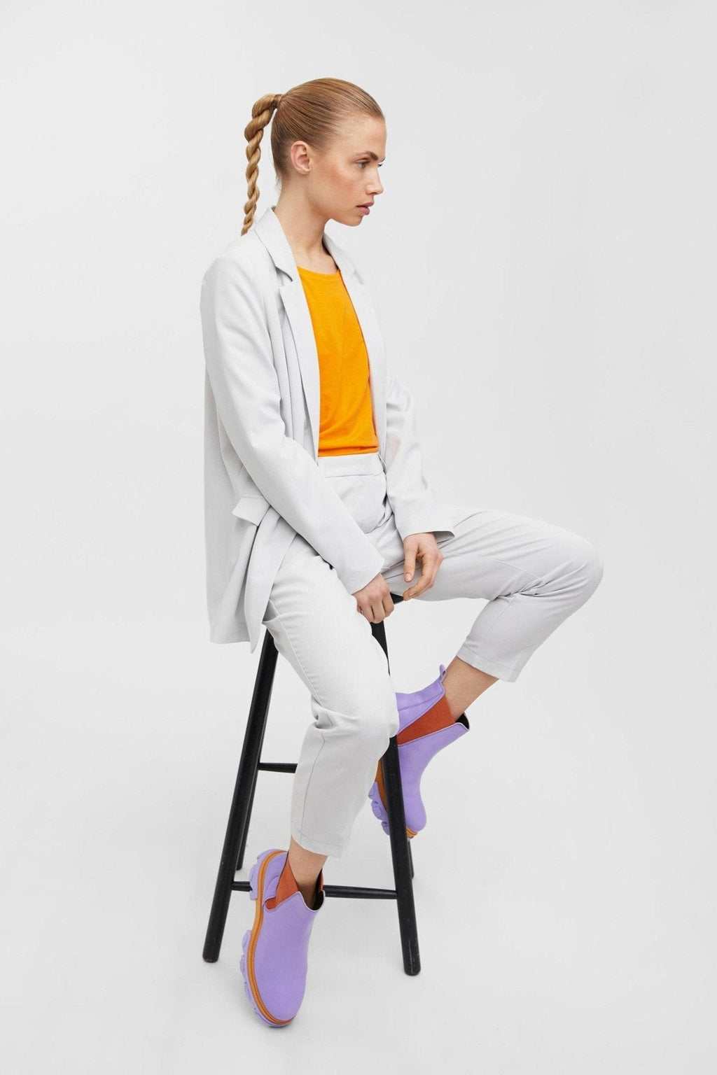 Zelda Blazer - Glacier Grey