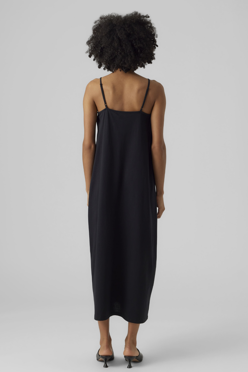 Luna singlet caviglia abito - nero