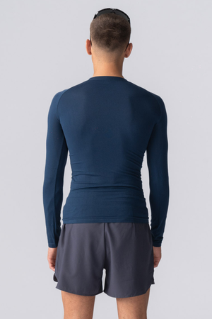 T -shirt a maniche lunghe prime - Navy