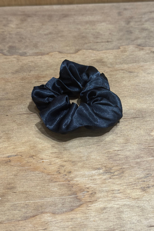 Satin Scrunchie - Black