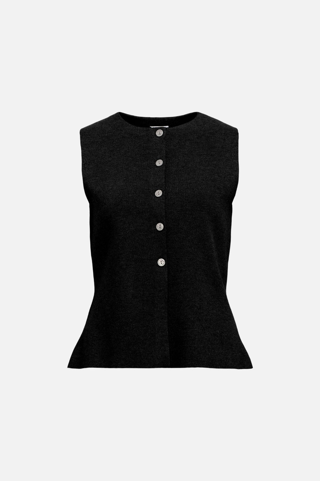 Reynard Knit Vest - Black