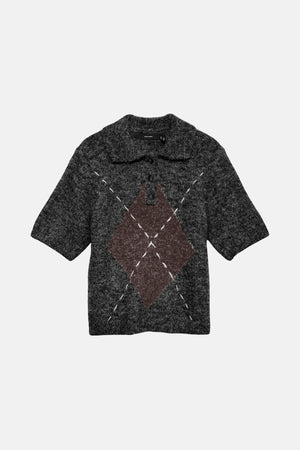 Pullover Poloneck 2/4 BLICE - Nero