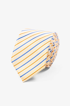 Tie - Blue/Orange Striped