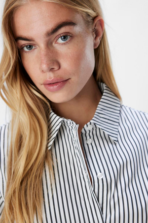 Camicia Tutta lo l/s - nero/bianco