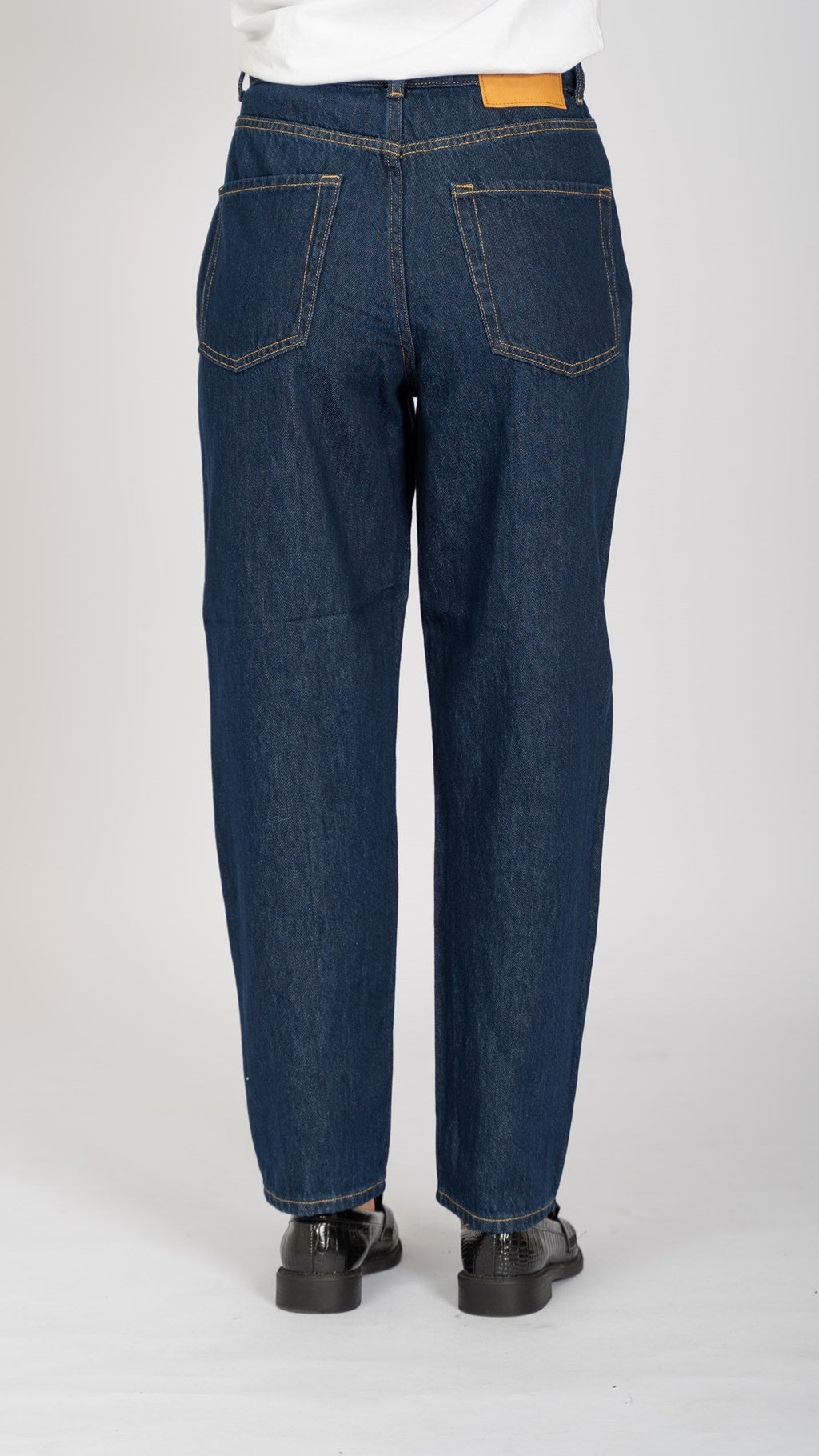 The Performance Mom Jeans - denim blu scuro