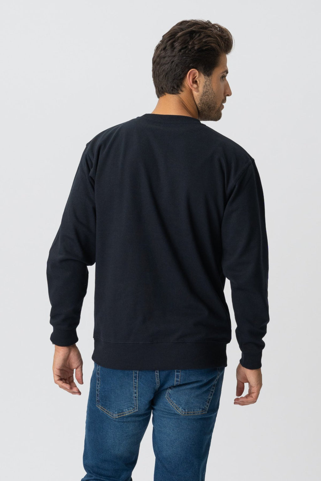 Crewneck di base - nero