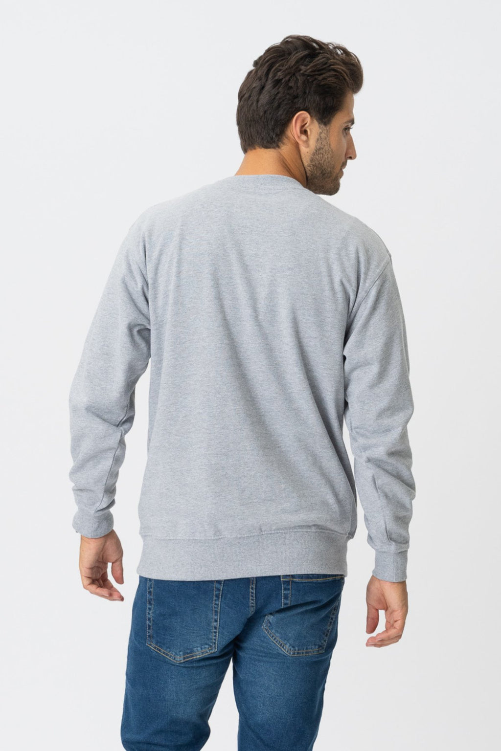 Crewneck di base - grigio