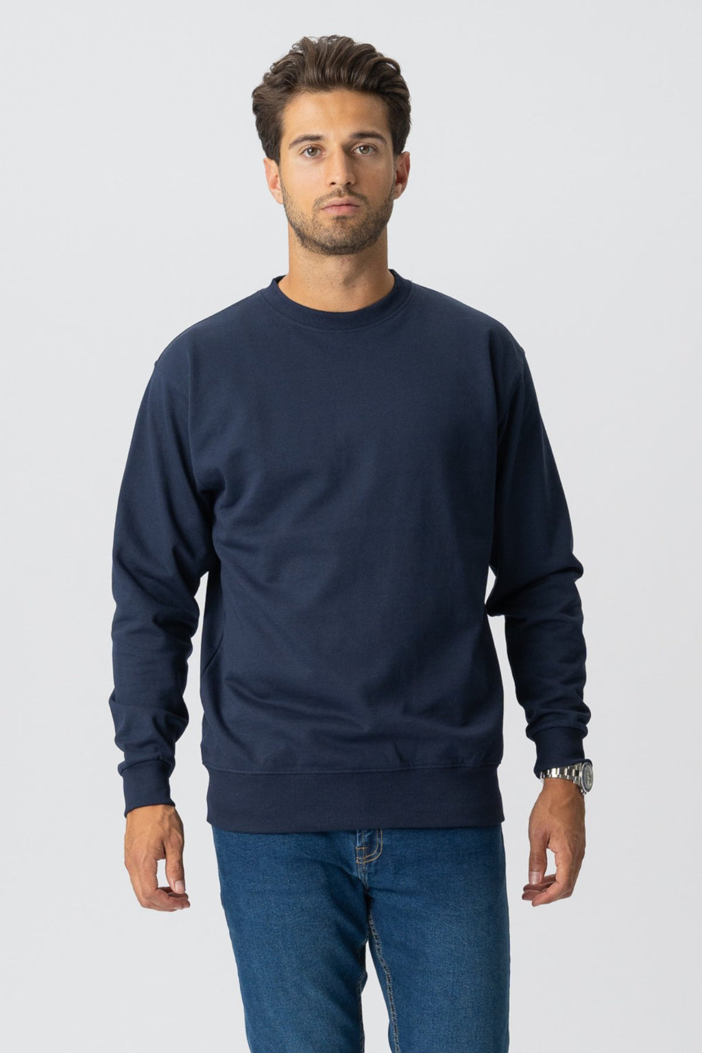 Crewneck di base - Marina