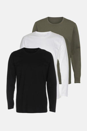 Basic Long Sleeve T-Shirt – Package Deal (3 pcs.)