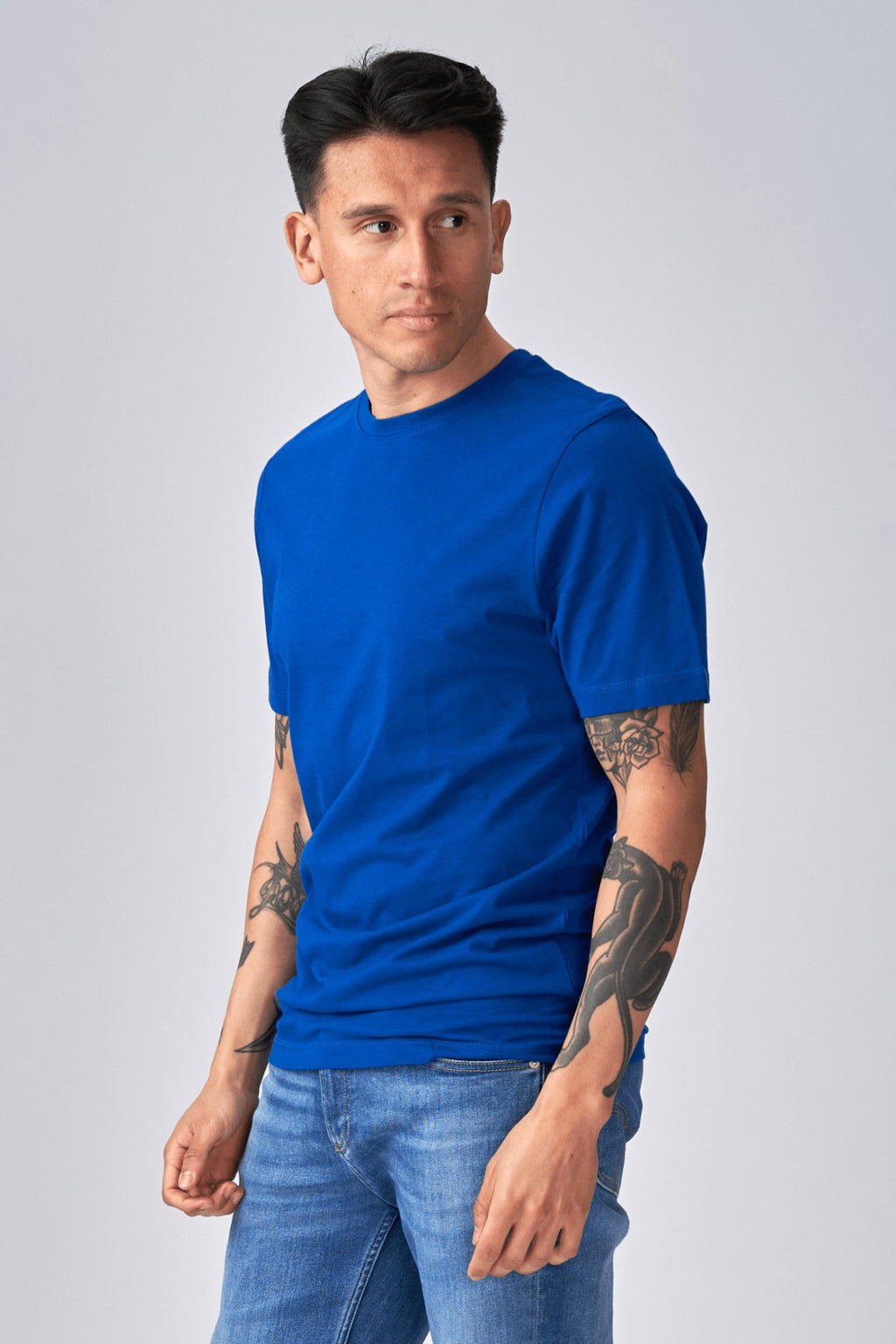 T -shirt di base - Blu svedese