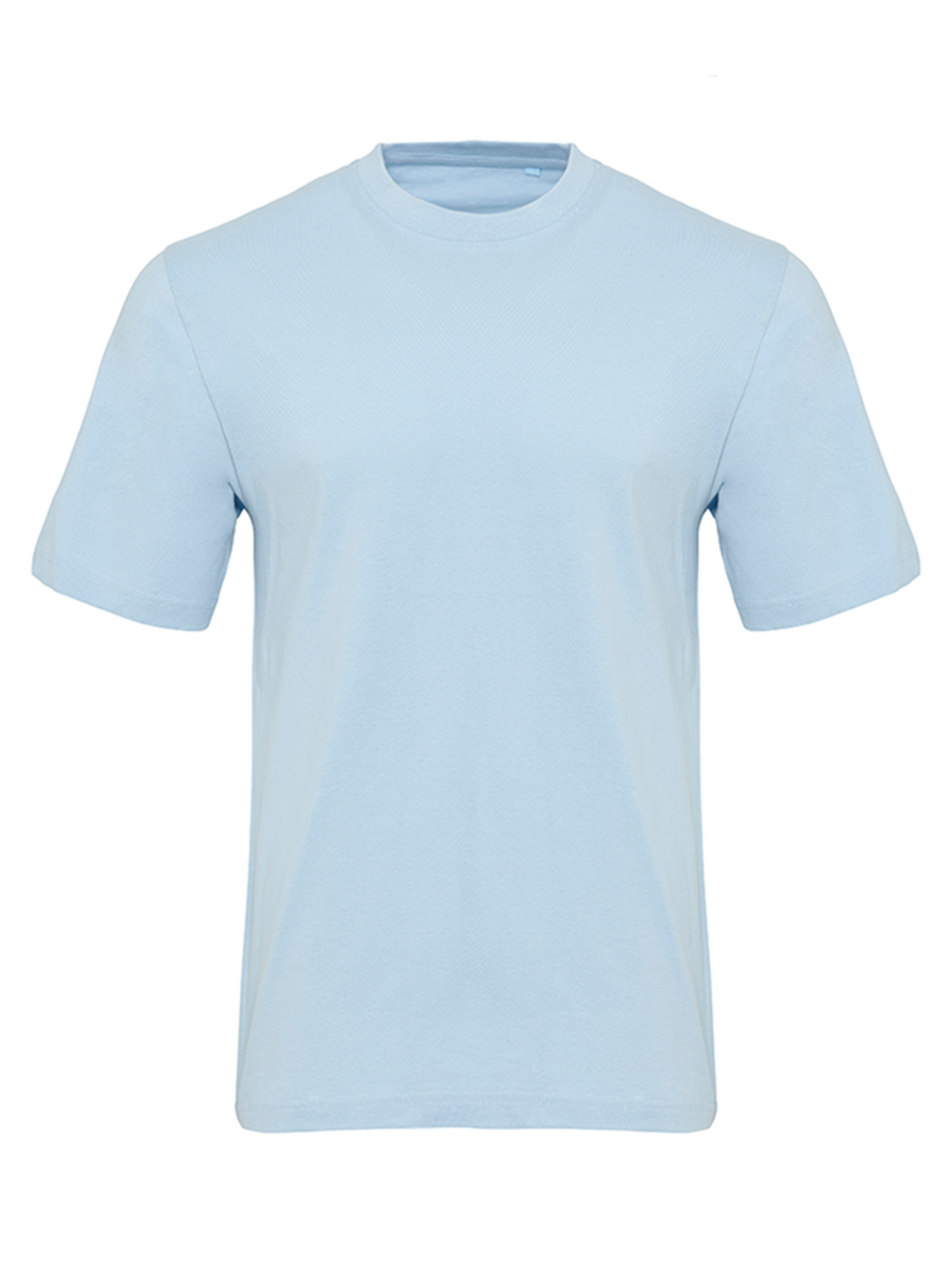 T -shirt di base organica - azzurro