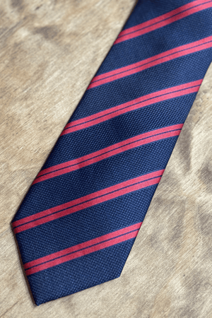 Tie - Navy/Red