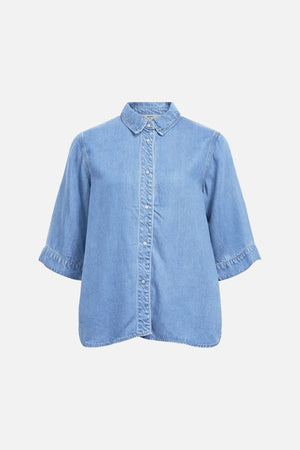 Frame Denim Top - Denim azzurro