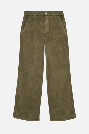Velluto a coste di margot Pants - foglia d'uva