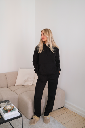 Felpa con cappuccio Essential da donna - Nero