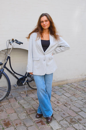 Blazer dalla vestibilità classica - Grigio chiaro