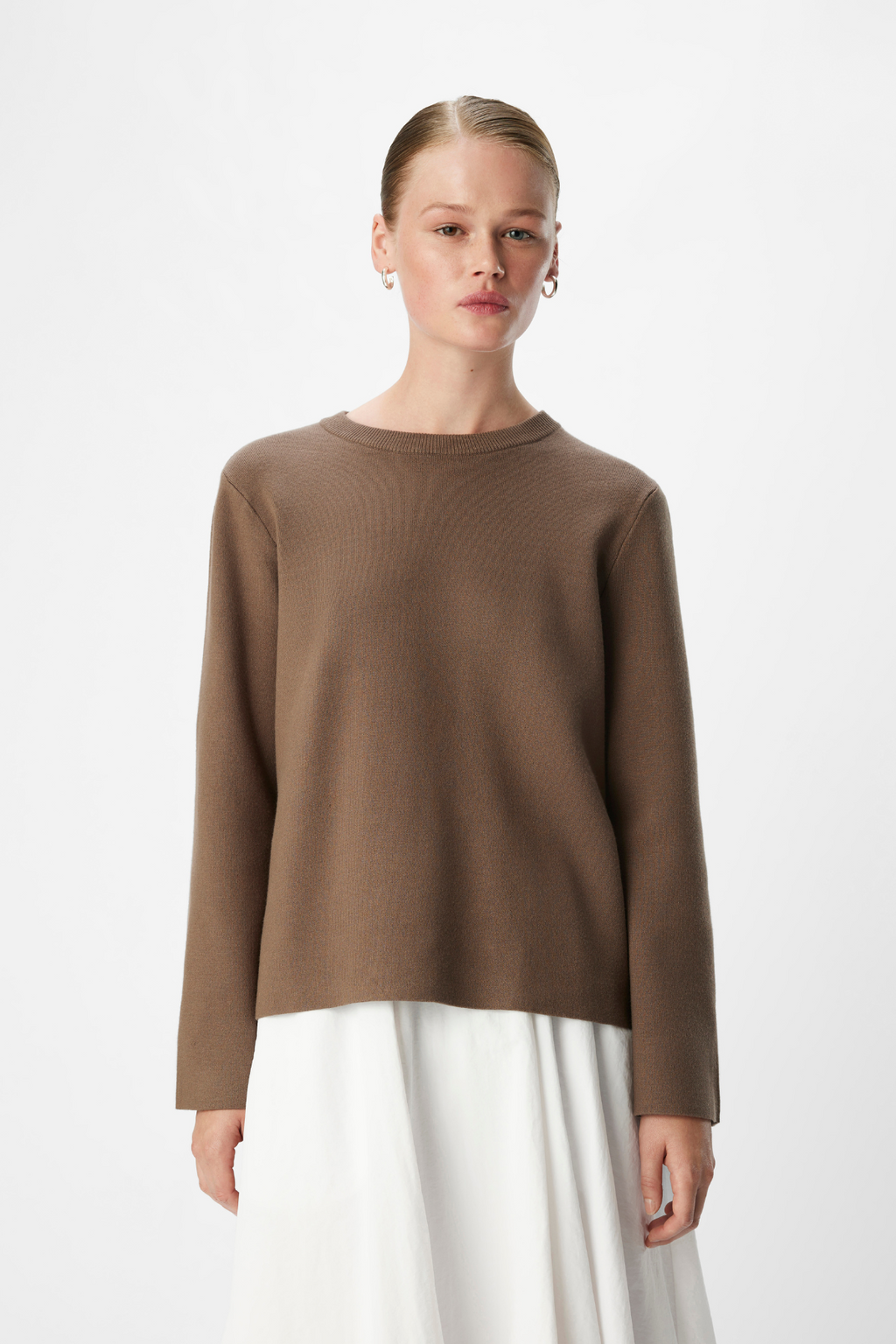 Reynard O -Neck Pullover - Morel