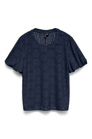 Top con maniche a palloncino Tassa - Blazer blu scuro