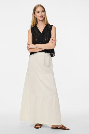 Sikka Maxi Skirt - Cloud Dancer