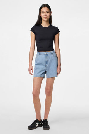 Abbi Shorts - denim azzurro