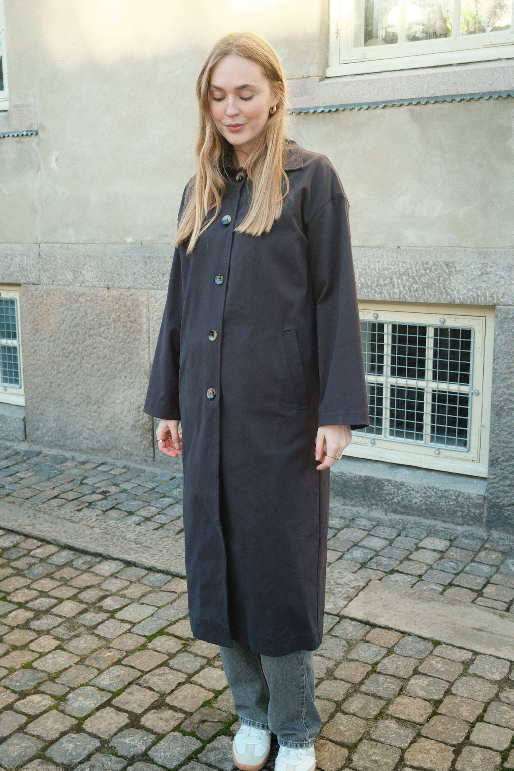 Carla Trenchcoat - Navy