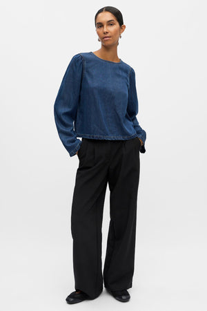 Frame top - denim blu scuro