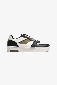 Sneaker classica - Bianco/Nero/Kaki