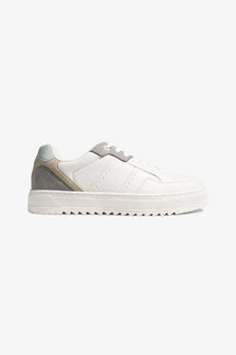 Sneaker classica - Bianco/Grigio/Verde