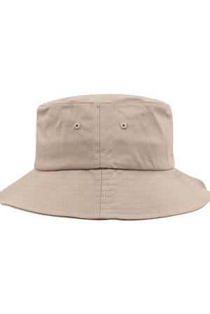 Cappello a secchiello in twill di cotone - Khaki