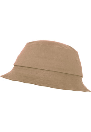 Cappello a secchiello in twill di cotone - Khaki