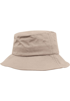 Cappello a secchiello in twill di cotone - Khaki