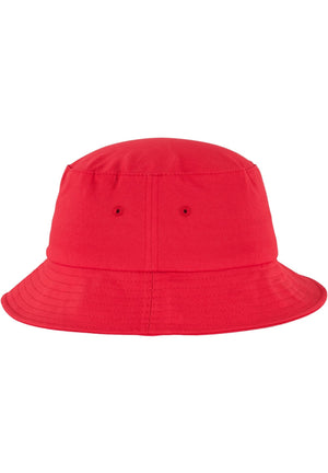 Cotton Twill Bucket Hat - Red - TeeShoppen Group™ - Accessories - Flexfit