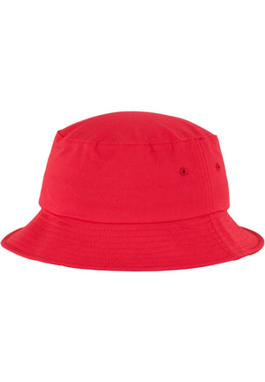 Cappello a secchiello in twill di cotone - Rosso