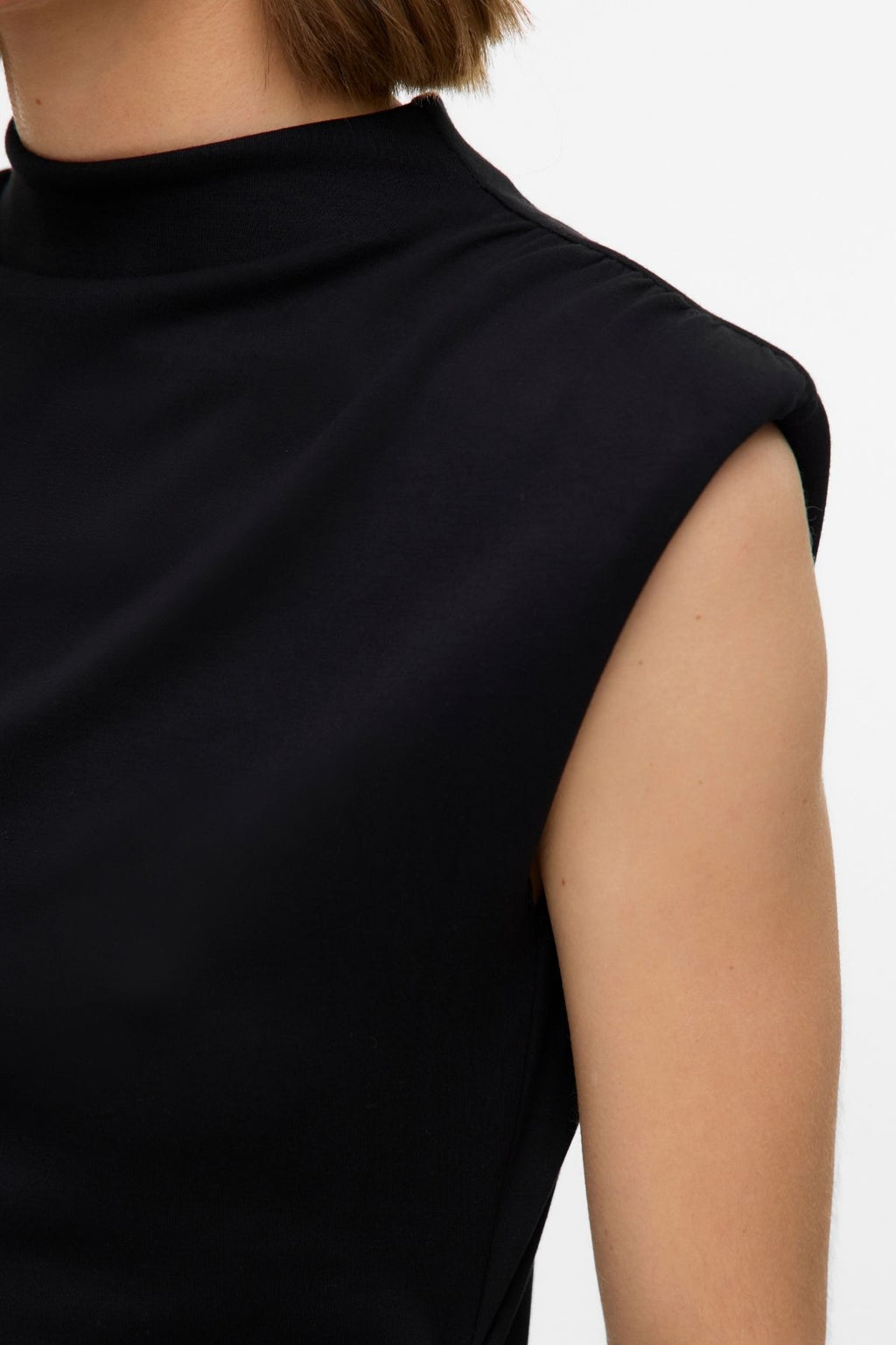 Abito corto Nelli High Neck - Nero