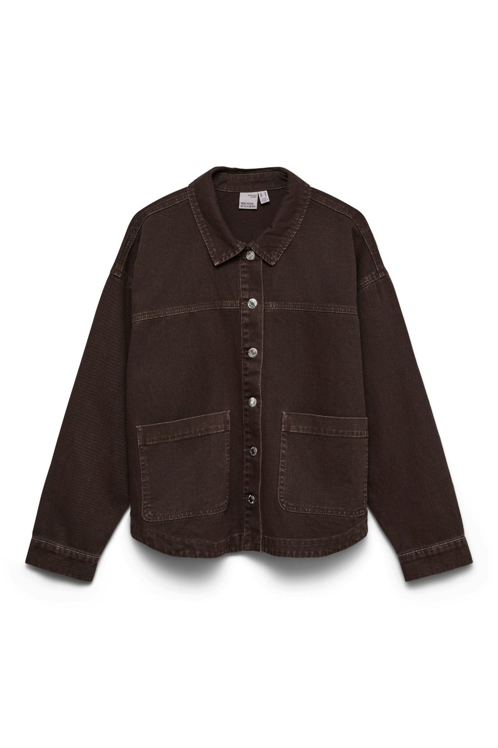 Jamie Denim Shacket - Chocolate Tort-Washed