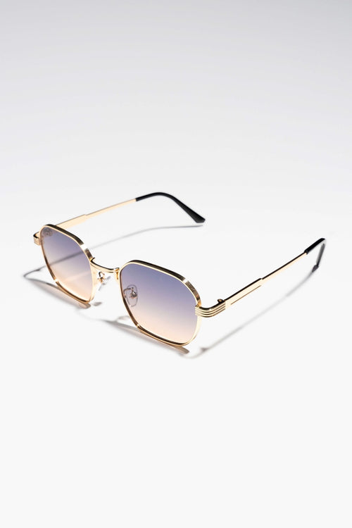 Damian Sunglasses - Gold/Purple - TeeShoppen Group™ - Accessories - TeeShoppen