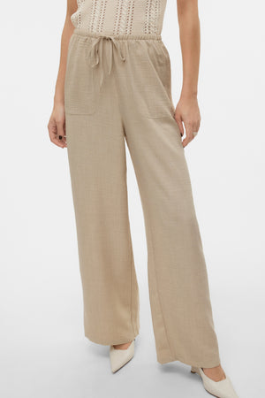 Melaney Loose Pant - Overcast Melange
