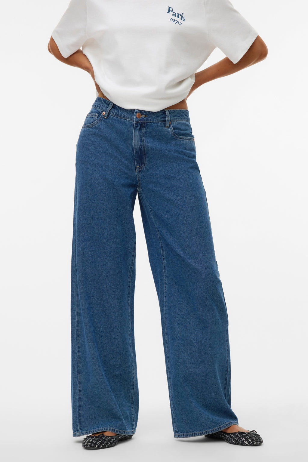 Jeans larghi Remy - Denim blu medio