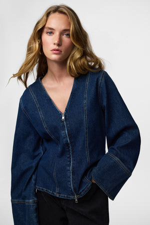 Camicia in denim Flora - Denim blu scuro