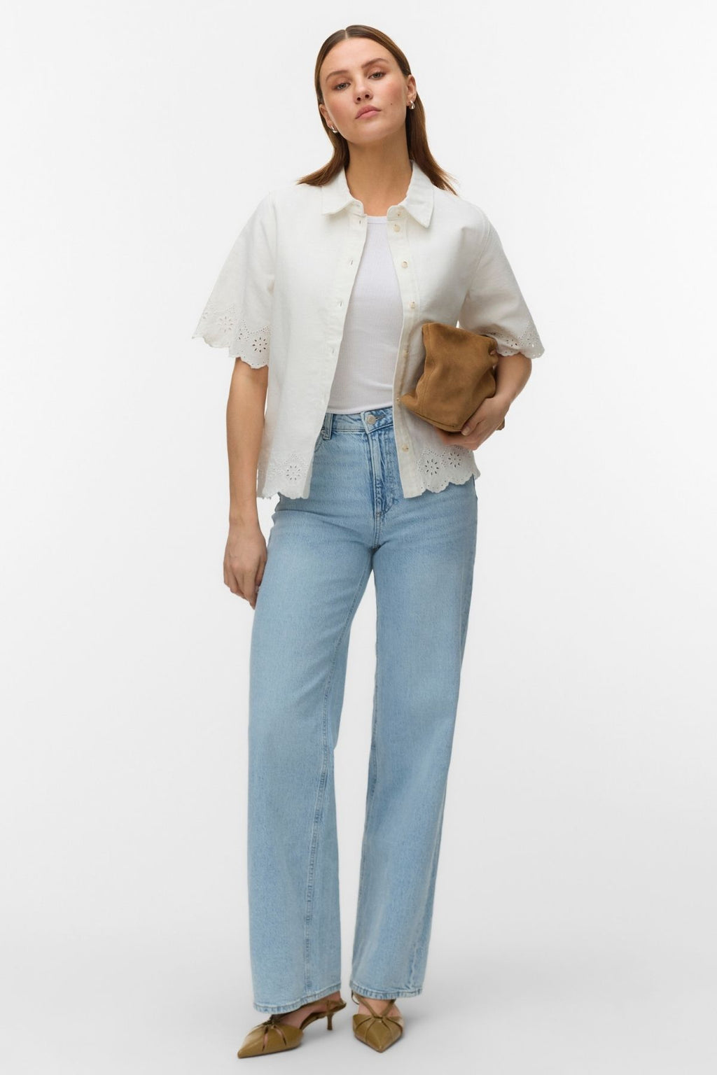 Camicia Lysa Color Brod - Bianco brillante