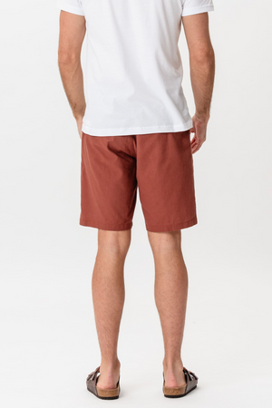 Linen Shorts - Terracotta