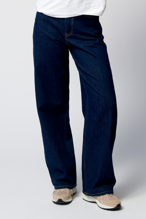 The Original Performance Wide Jeans - Dark Blue Denim