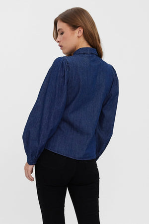 Nily Denim Shirt - Dark Blue Denim