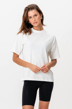 T -shirt Boxfit - Beige leggero