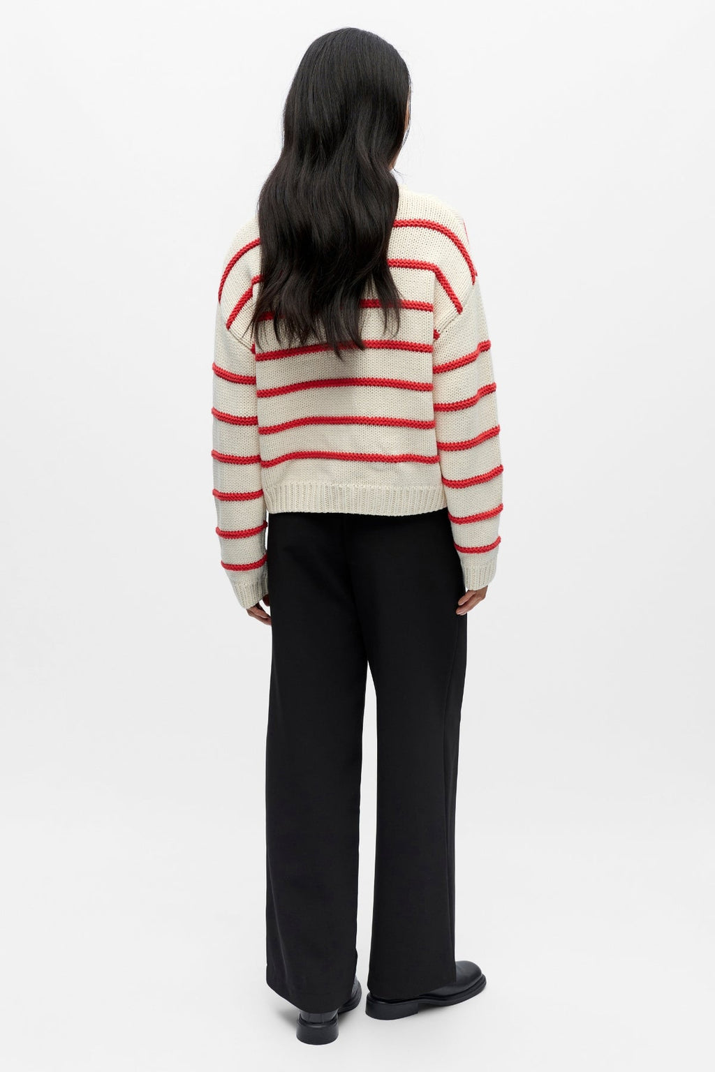 Pullover Oda lavorato a maglia - Stella di Natale di betulla