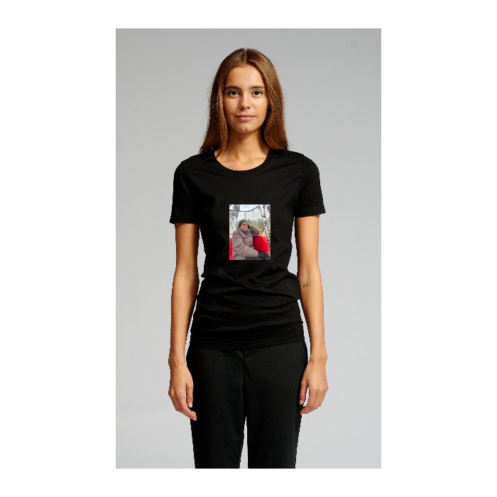 T -shirt aderente - nero