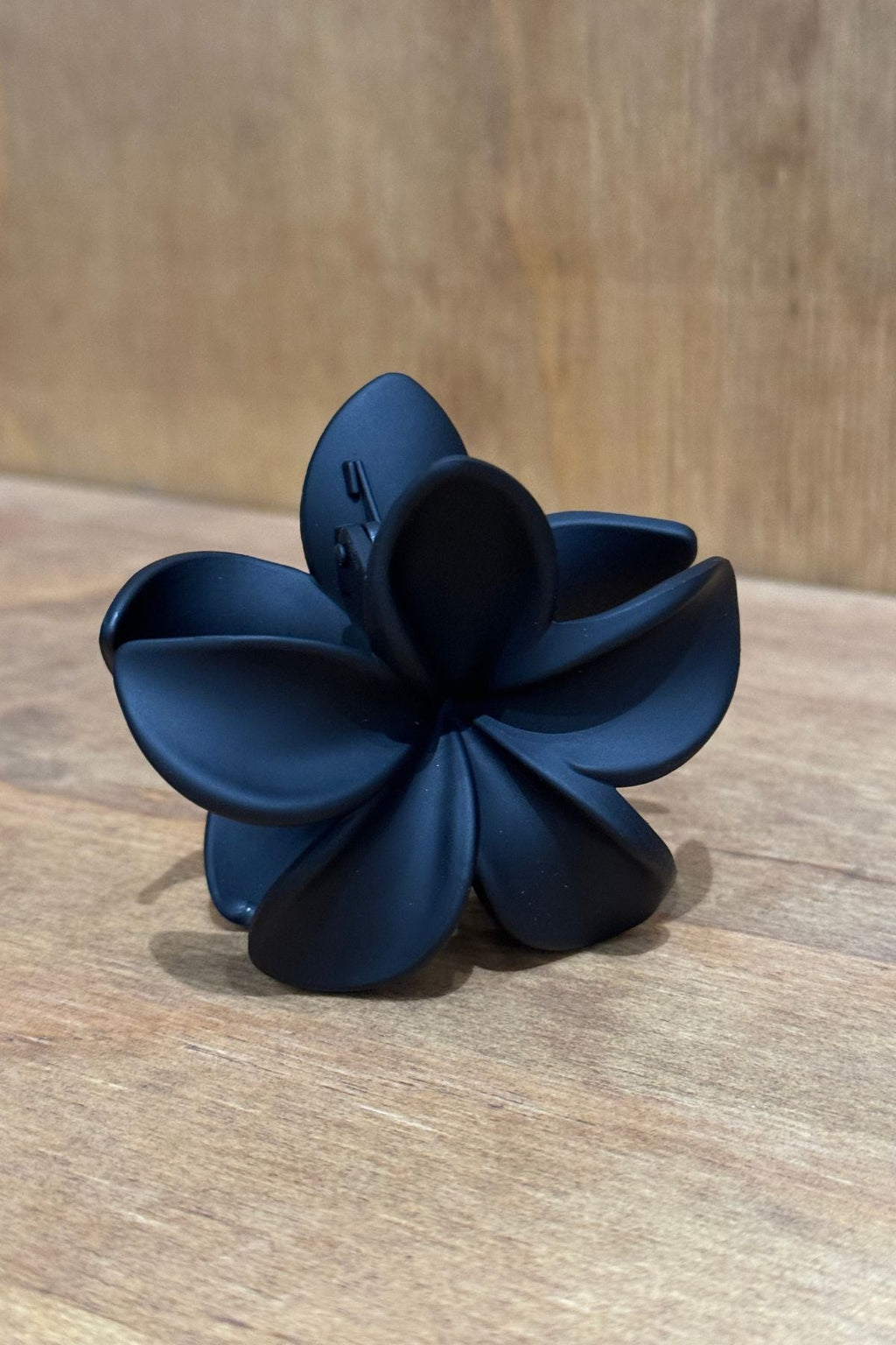 Clip per capelli di fiori - nero