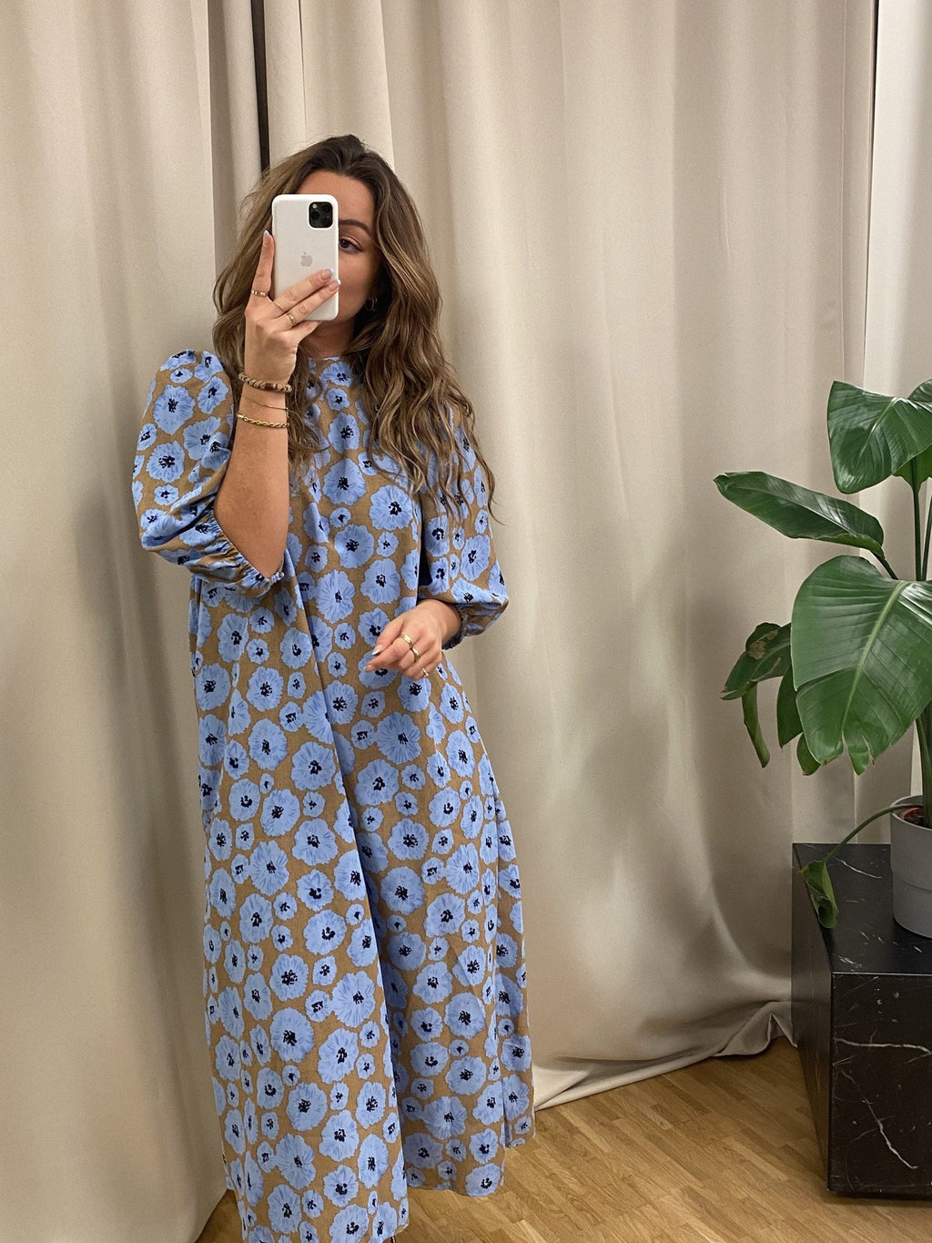 Ventia Flower Dress - Blu