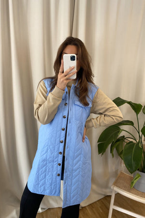 Giubbotto trapuntato Magda Lang - Hydrangea